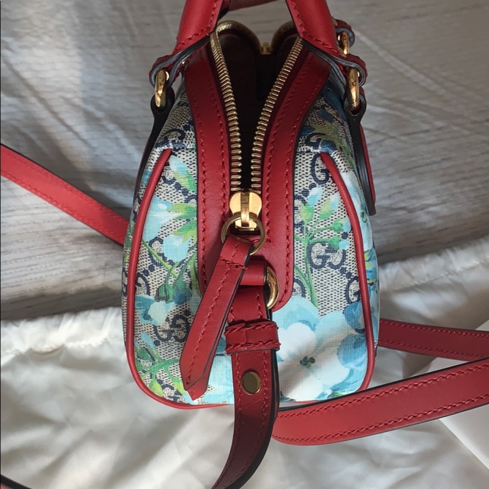 Gucci Monogram Blooms Mini top handle bag - Picture 4 of 8